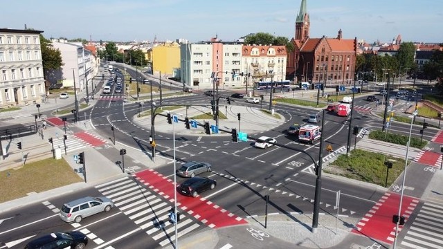 Rondo Bernardyńskie było czarnym punktem na mapie Bydgoszczy, ale już od roku nie doszło tam do poważnego zdarzenia drogowego