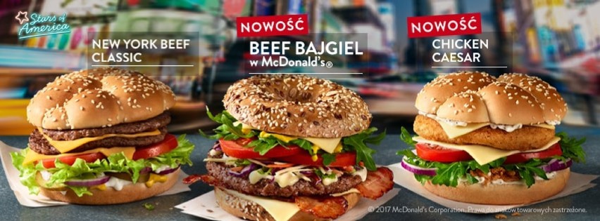 KONKURS Stars of America w McDonald’s. Wśród gwiazd smaku wieloziarnisty Beef Bajgiel!