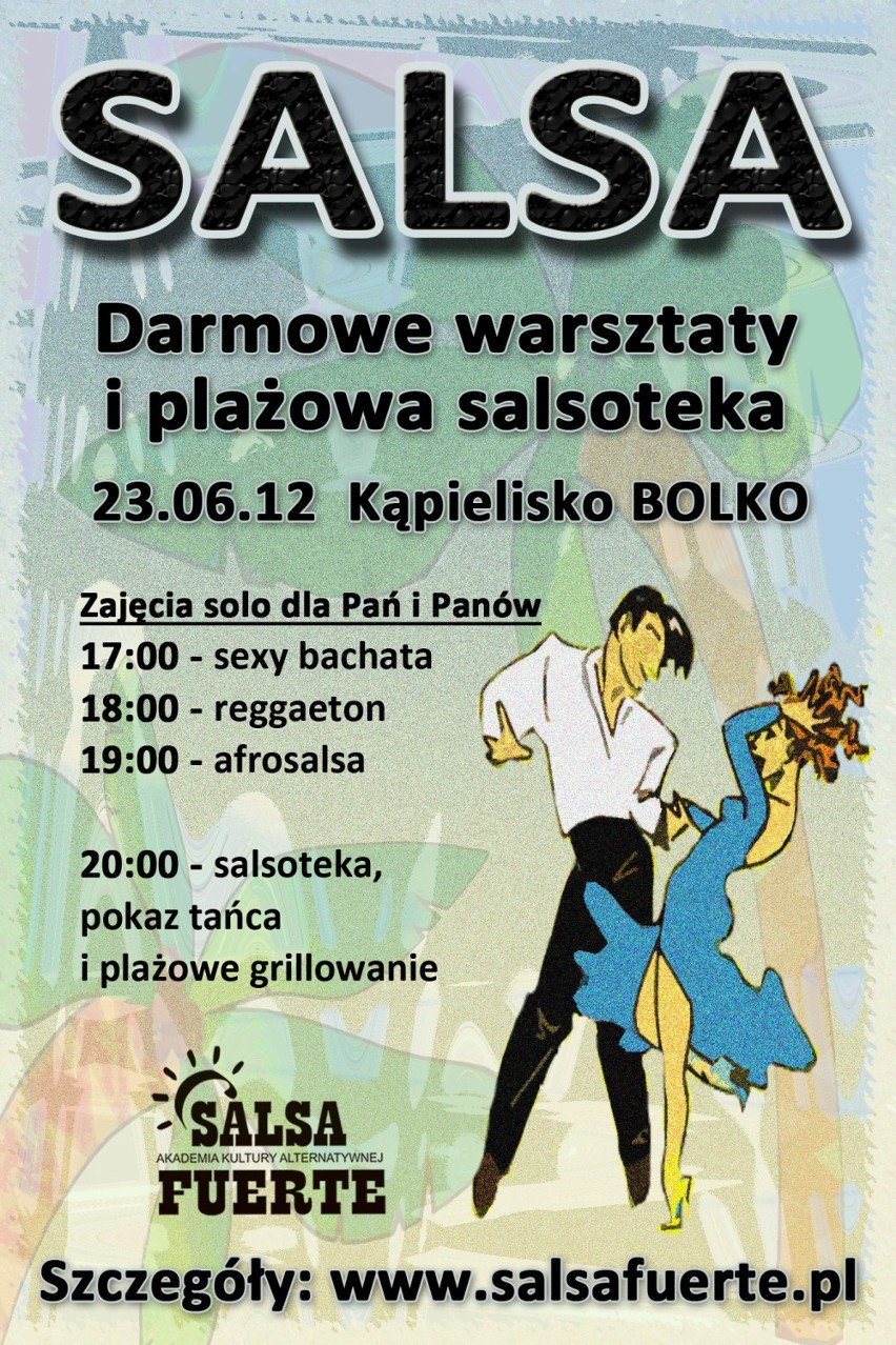 Darmowe warsztaty tańca i plażowa Salsoteka!