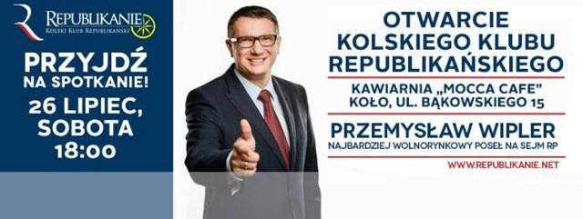 Kolski Klub Republikański: Inauguracja z posłem Wiplerem