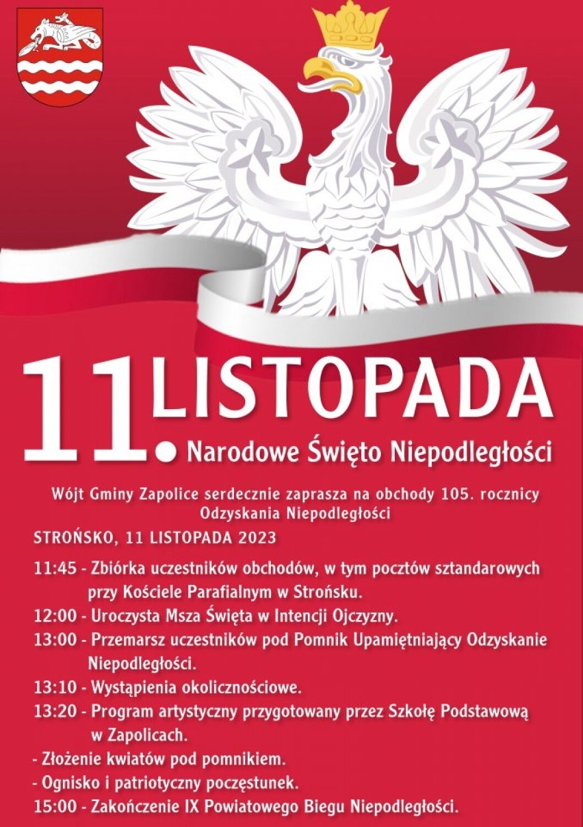 Uroczystości 11 listopada w Łasku, Buczku, Widawie i  Sędziejowicach