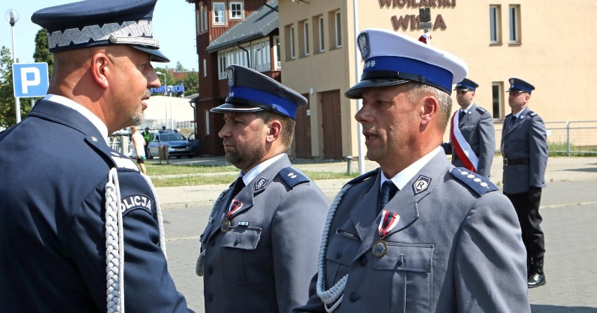 W grudziądzkiej Marinie odbył się uroczysty apel na którym...