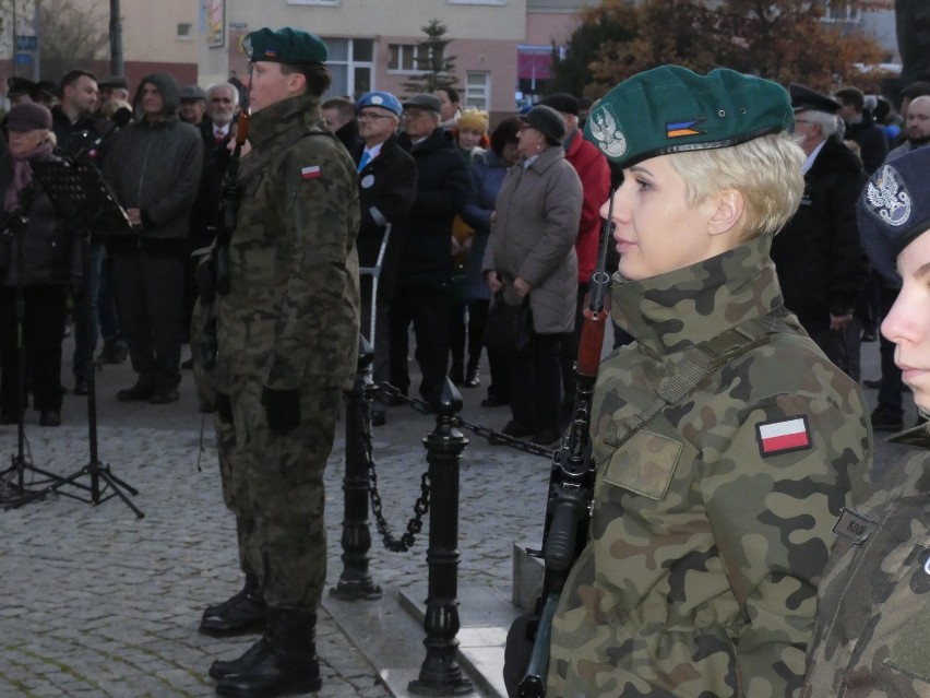 Obchody Święta Niepodległości na placu Zwycięstwa w Pile