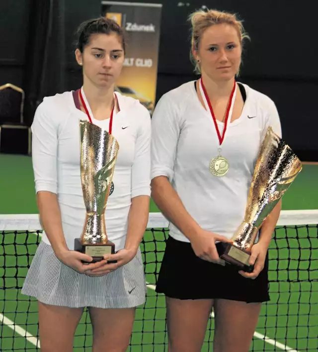 Medalistki mistrzostw Polski Sylwia Zagórska i Katarzyna Kawa