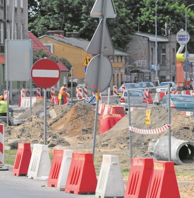 Na Węźle Zachodnim prace trwają. Zmienia się m.in. wygląd ulic