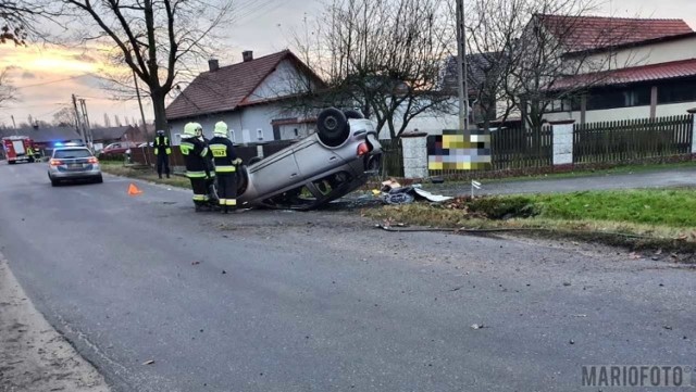 Toyota dachowała w Kotorzu Wielkim.