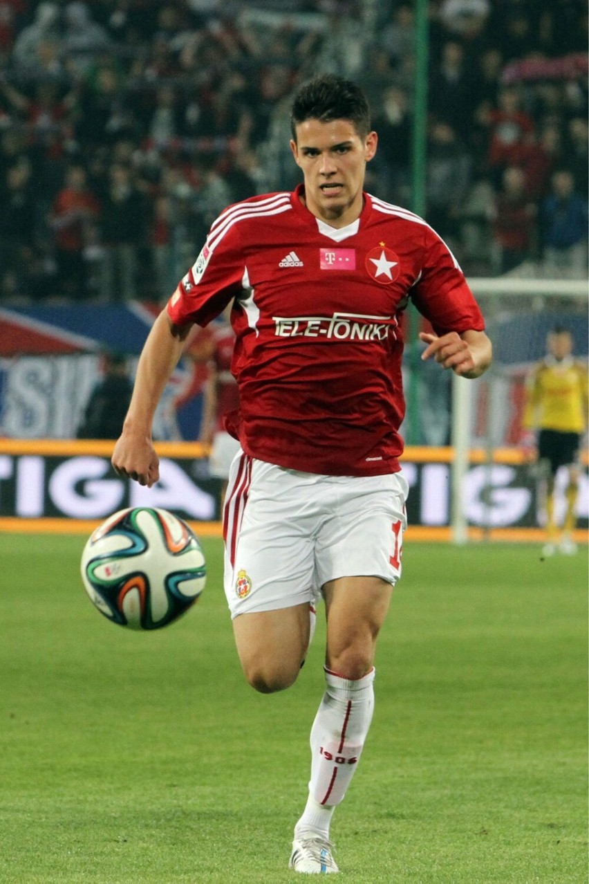 Mariusz Stępiński w Wiśle grał w sezonie 2014/2015