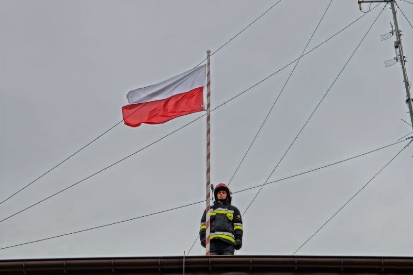 Krotoszyn: Dzień Flagi w PSP Krotoszyn [ZDJĘCIA]