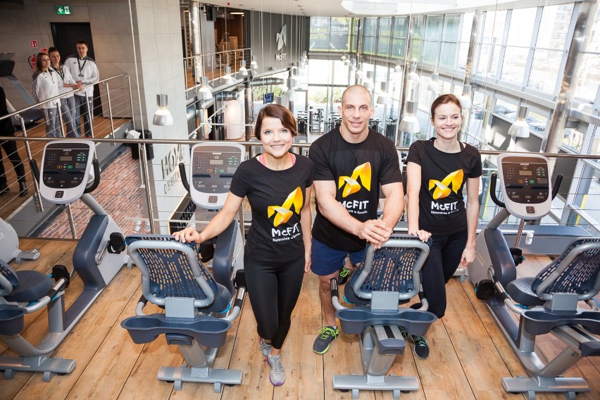 Damian Janikowski, Anna Jagaciak i Joanna Jabłczyńska w nowym klubie fitness we Wrocławiu