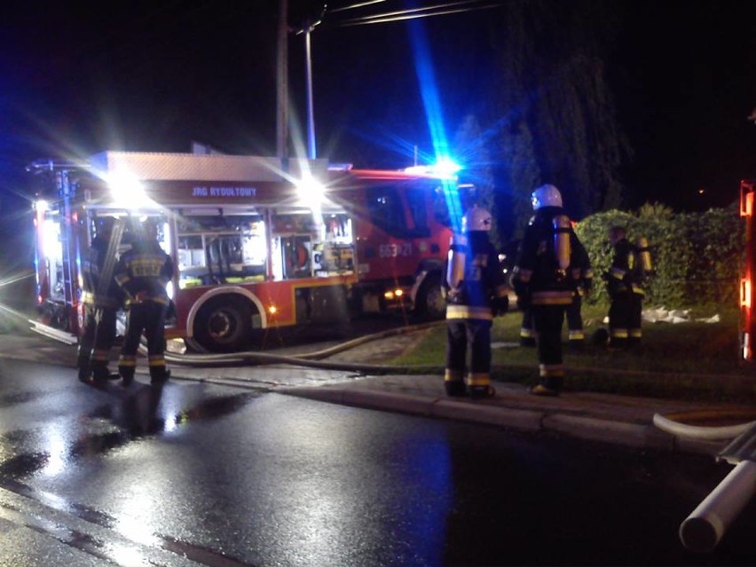 Strażacy gasili pożar w domu przy ulicy Rydułtowskiej