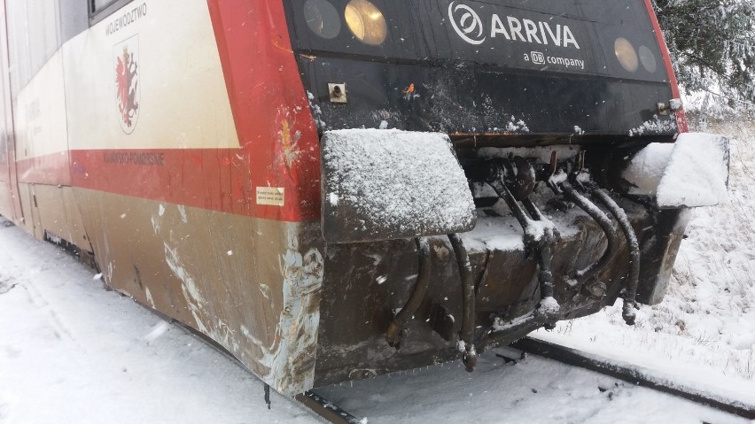 Wypadek na przejeździe kolejowym w Kruszynach Szlacheckich