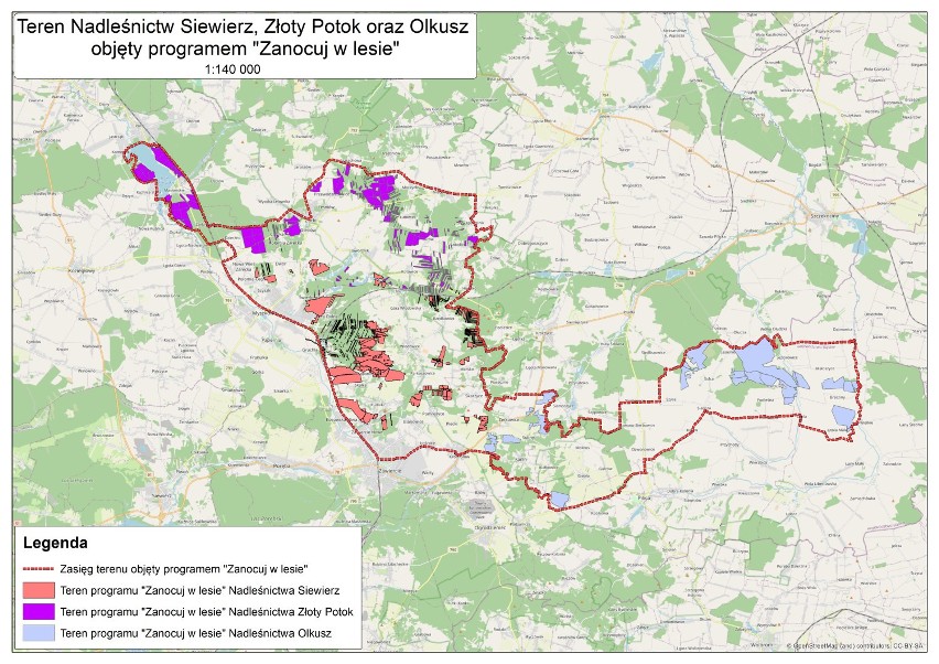 Leśnicy zachęcają do projektu spędzenia nocki  w lesie