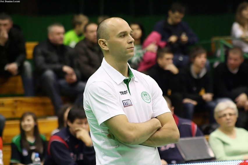 Trener AZS-u Marek Kardos. Fot. Damian Leciak