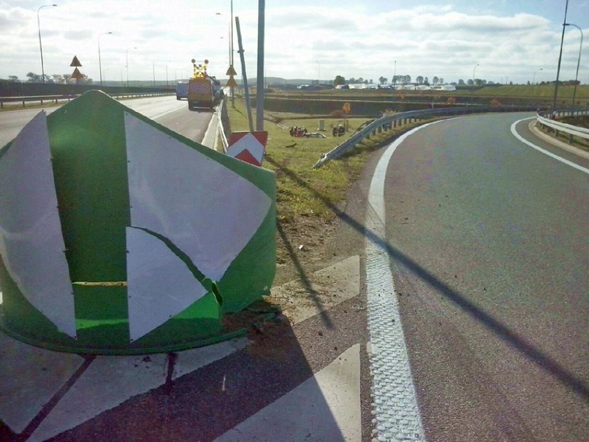 wypadek na A1 w Stanisławiu