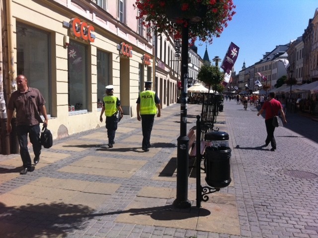 Deptak w Lublinie jest teraz pod czujną kontrolą policjantów