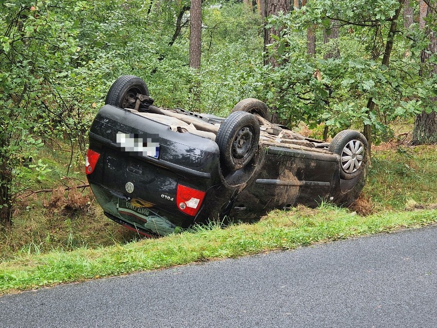 Dachowanie volkswagena w gminie Brześć Kujawski