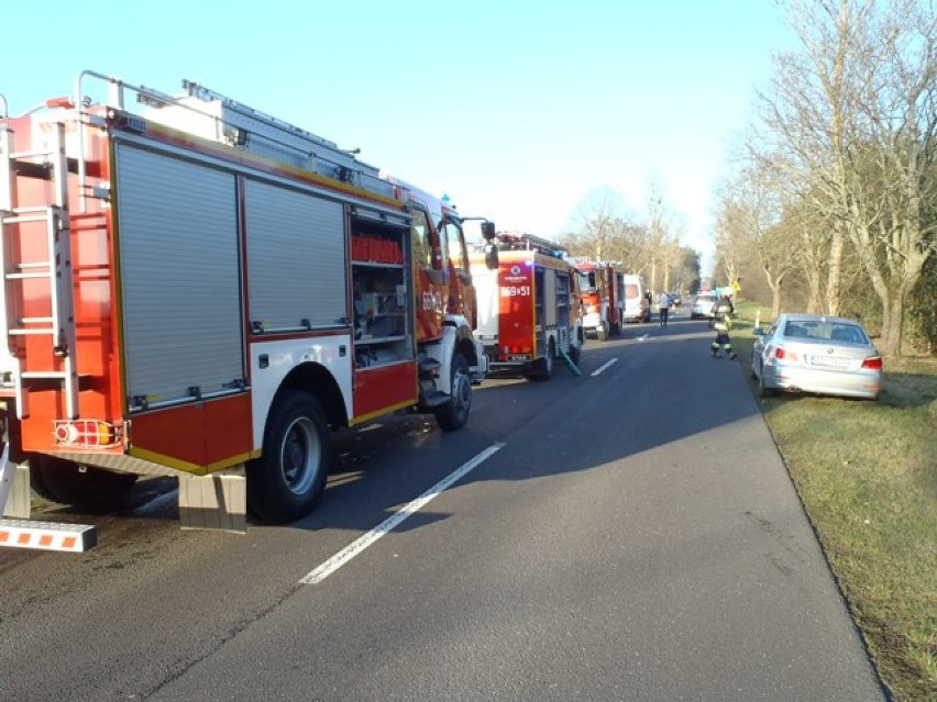 Śmiertelny wypadek drogowy na odcinku Zakrzewo-Lipka