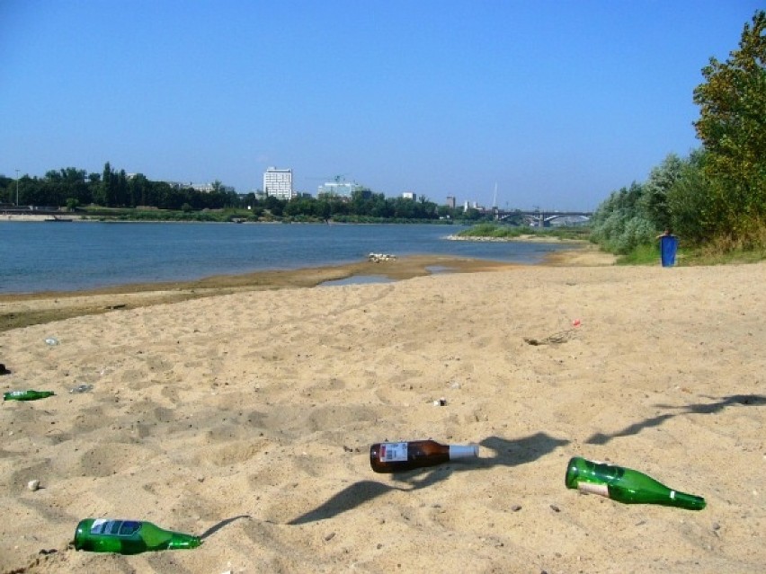 Plaże nad Wisła w 2008 r.
