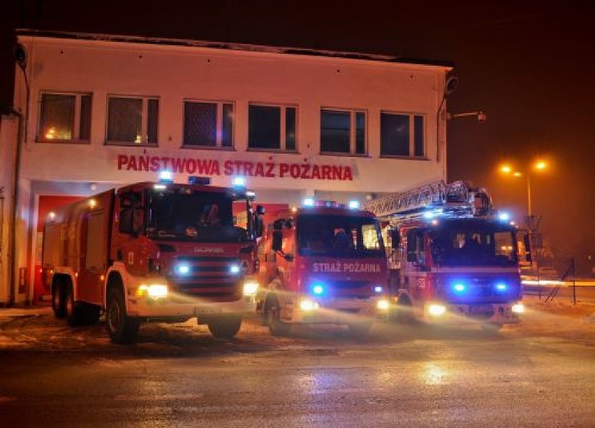Samochody straży pożarnej w Rydułtowach
