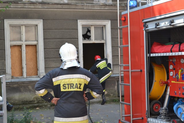 Straż w Starogardzie: Trwa akcja na Gimnazjalnej