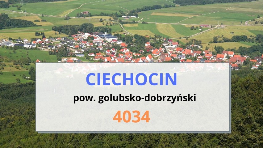 Kujawsko-Pomorskie. Mamy listę najmniejszych gmin w regionie. Tutaj mieszka najmniej osób