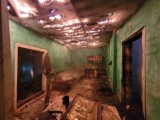 Pożar w gminie Kamieńsk. We Włodzimierzu spalił się budynek (pustostan) ZDJĘCIA