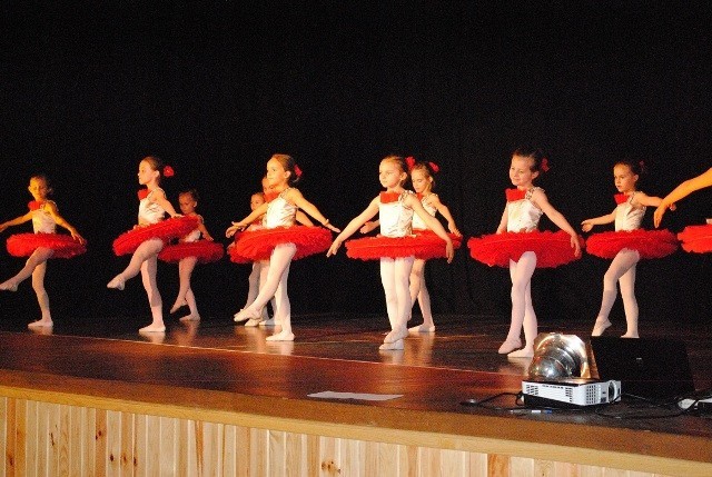 Występ dzieci z Ogniska Baletowego w Żarkach