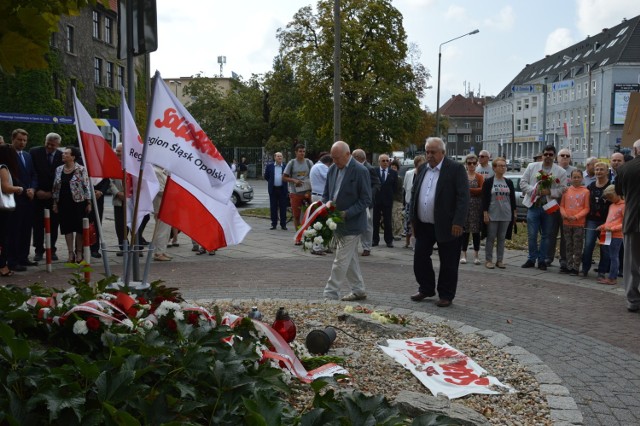 38. rocznica powstania NSZZ "Solidarność". Obchody w Opolu.