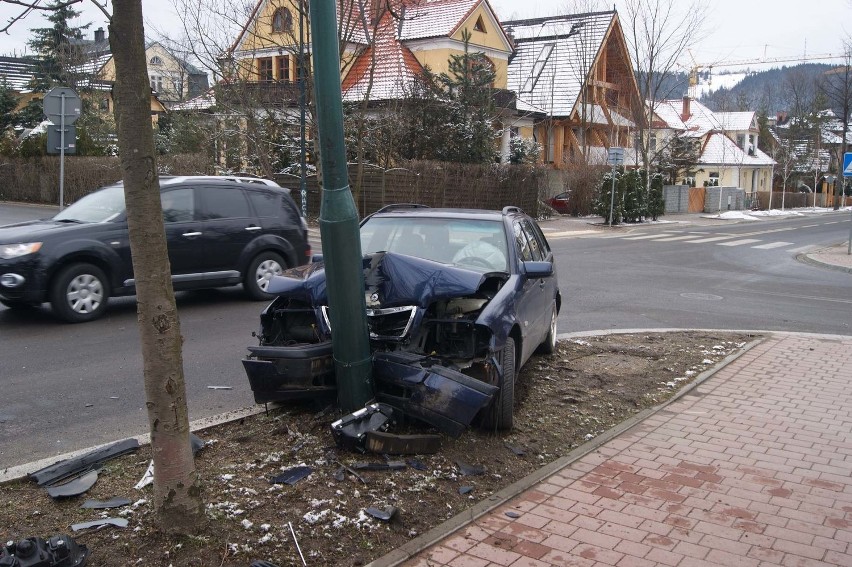 Wypadek na skrzyżowaniu ulic Tetmajera i Grunwaldzkiej w...