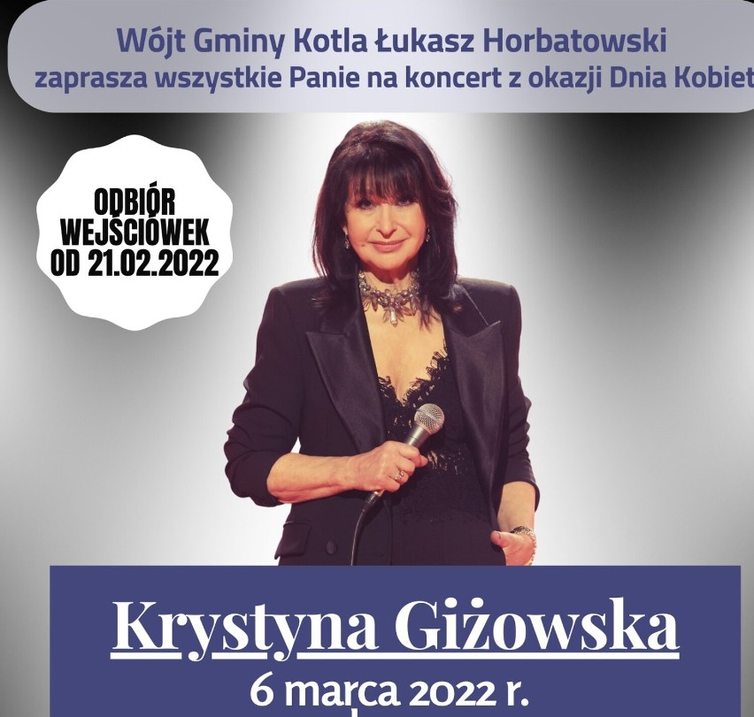 Krystyna Giżowska wystąpi w Kotli