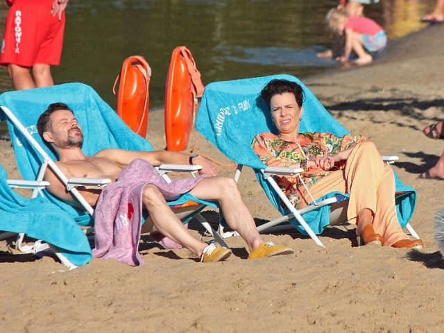 Zdjęcia do odcinka "Wakacje w Grudziądzu" serialu "Rodzinka.pl" zrealizowano m.in. na plaży miejskiej nad Jeziorem Rudnickim Wielkim