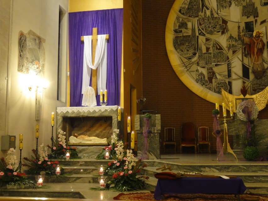 Grób Pański w kościele św. Wojciecha w Kartuzach