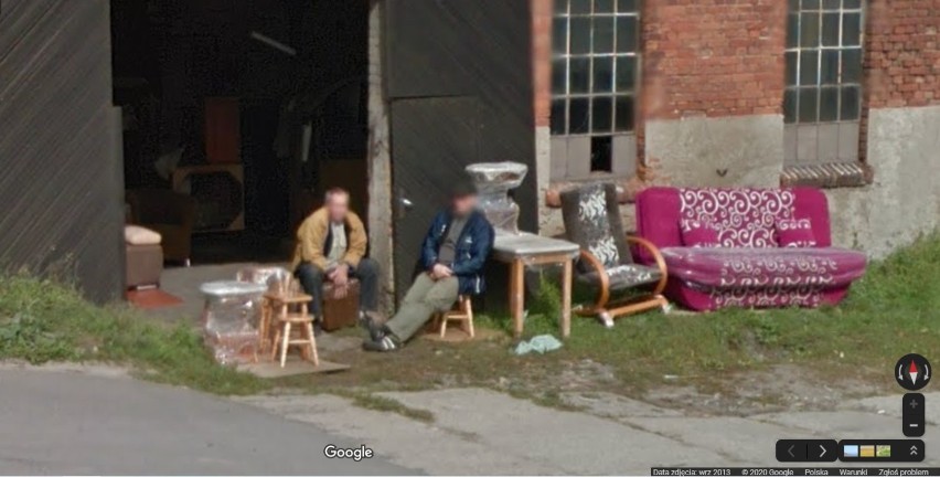 Aparat google street view, przy okazji rejestrowania ulic,...