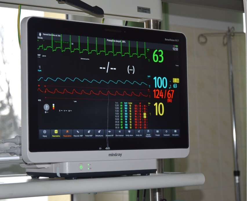 Szpital w Sanoku zakupił nowy sprzęt. To trzy kardiomonitory i sześć funkcjonalnych łóżek