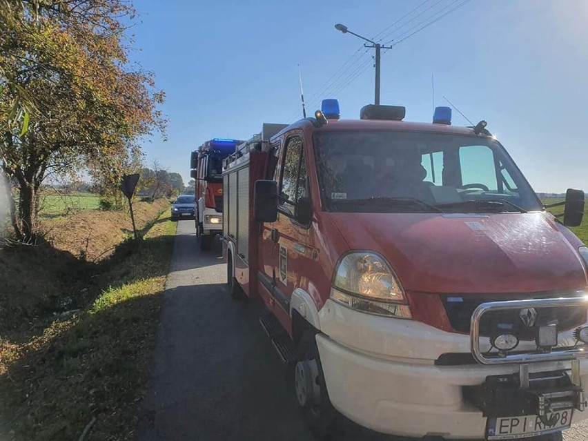 Wypadek we wsi Kamienna (gmina Wola Krzysztoporska),...