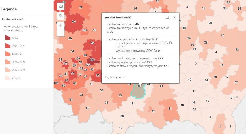 Więcej zakażeń koronawirusem i zgonów z powodu COVID-19. W Tarnowie i regionie blisko 200 nowych chorych [DANE, 21.04]