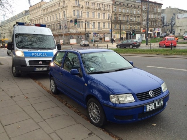 Potrącenie rowerzysty na Nowomiejskie w Łodzi