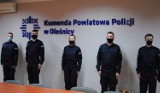 Nowi policjanci w Komendzie Powiatowej Policji w Oleśnicy 