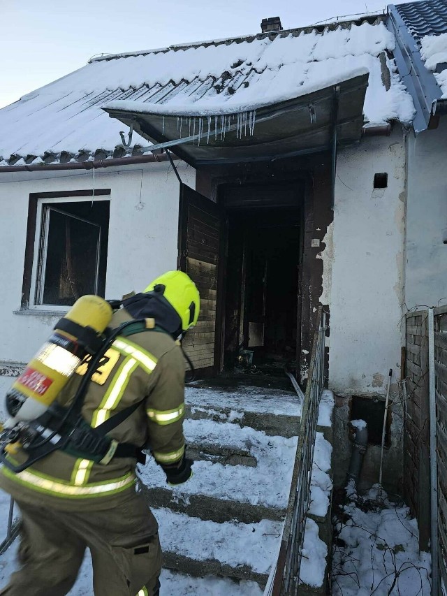 Do pożaru domu w Tragaminie doszło we wtorek po południu.