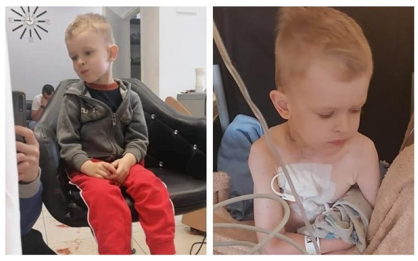 Szymon Kozicki choruje na neuroblastomę IV stopnia. Chłopiec zbiera na leczenie w Barcelonie