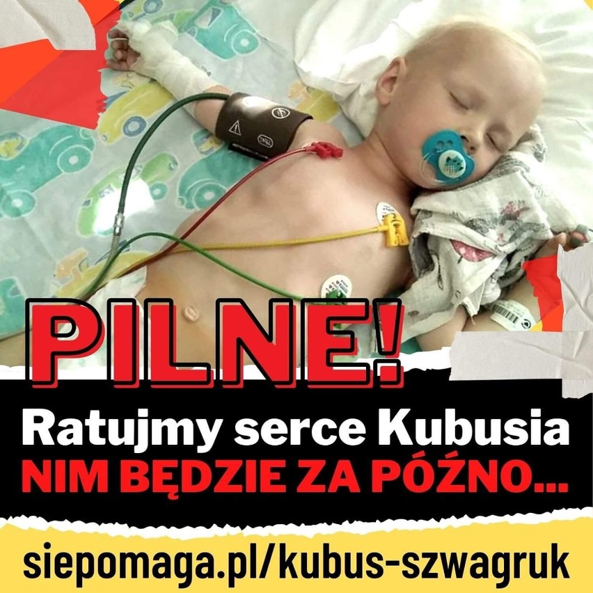 Dramatyczny apel rodziców małego Kubusia Szwagruk z Nowej Brzeźnicy