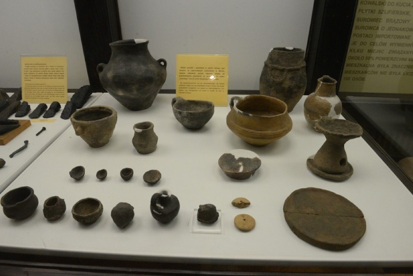 Eksponaty Muzeum Archeologicznego w Świdnicy