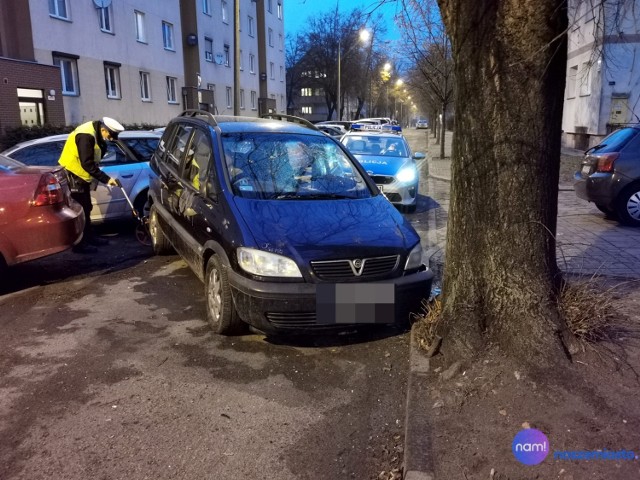 Wypadek na ulicy Jesionowej we Włocławku