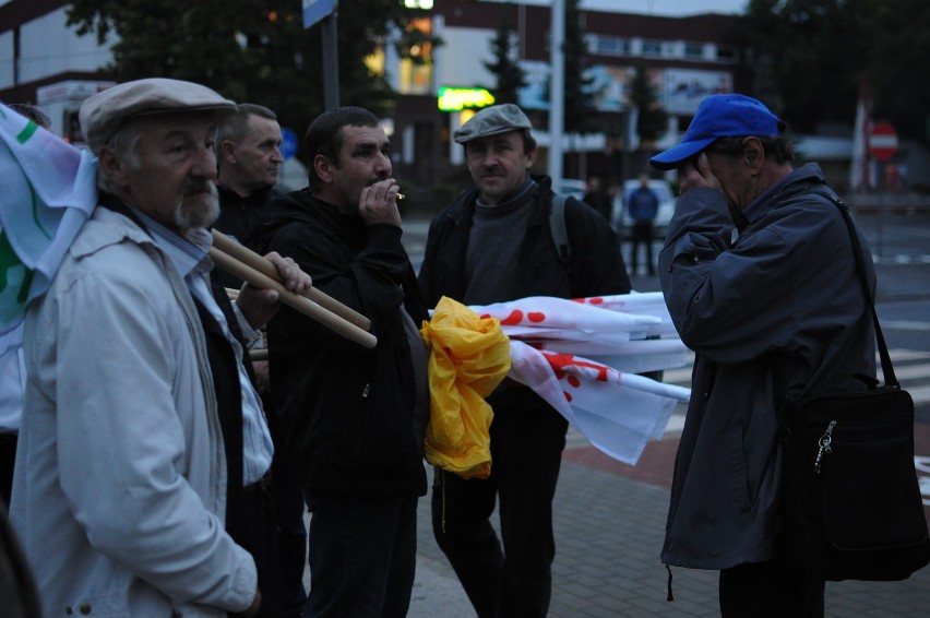 Sieradz manifestował w Warszawie