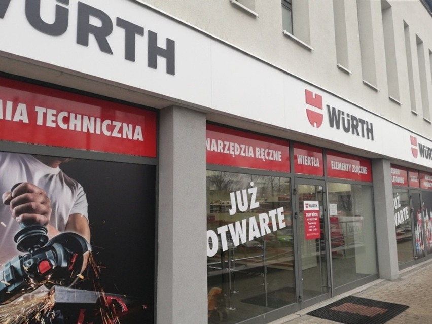 Pierwszy sklep stacjonarny Würth Polska został otwarty przy...