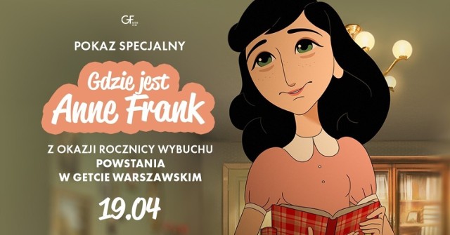 W kinie Kika specjalny pokaz animacji "Gdzie jest Anne Frank"