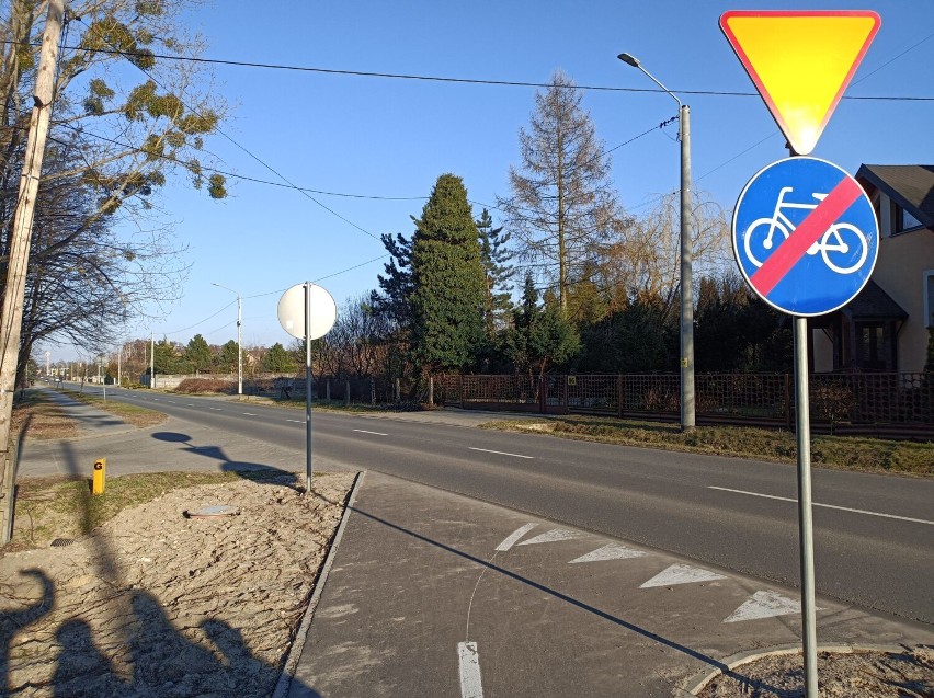 Nowa ścieżka rowerowa w Wieluniu. Powstała wzdłuż ulicy Wojska Polskiego
