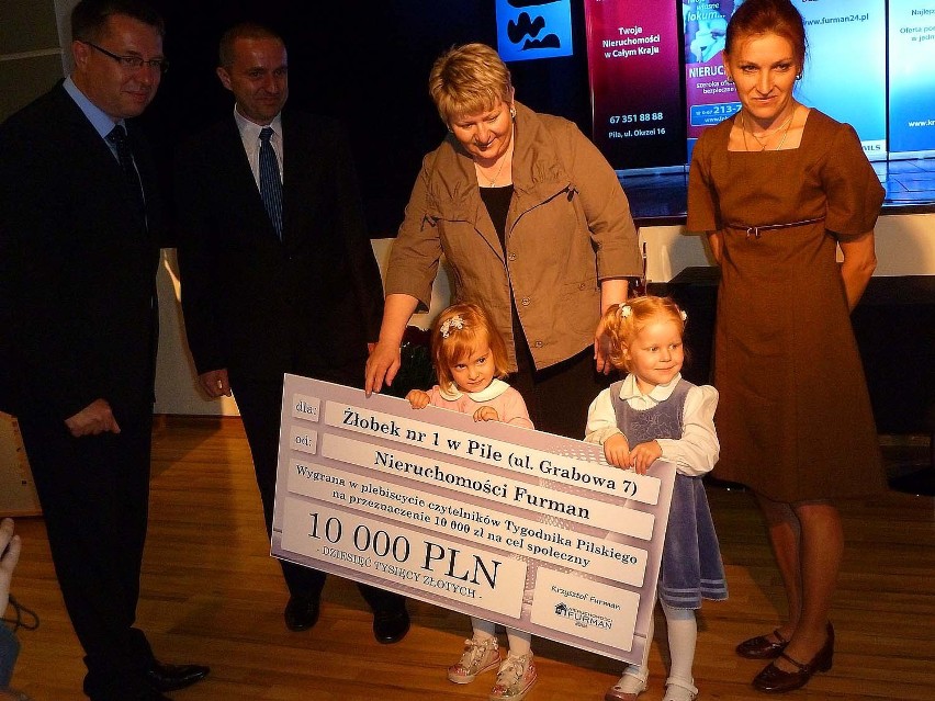 Piła. 10 tysięcy złotych dla żłobka od Nieruchomości Furman. Nagroda już wręczona! [ZDJĘCIA]