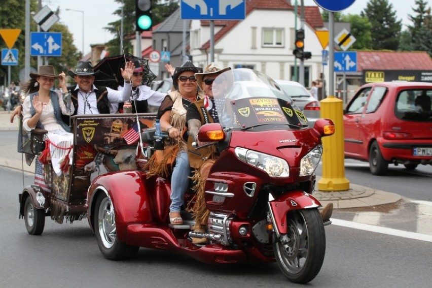 Cowboye na motocyklach opanowali dziś Wolsztyn