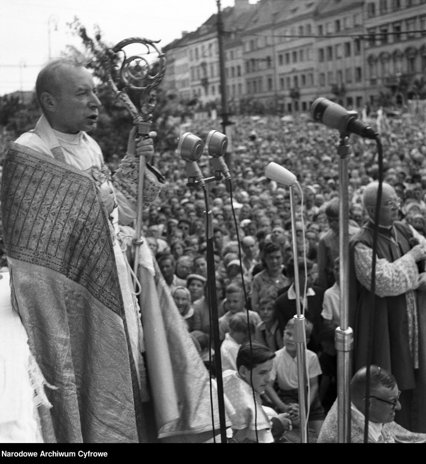 Procesja Bożego Ciała z 20 czerwca 1957 roku z udziałem...